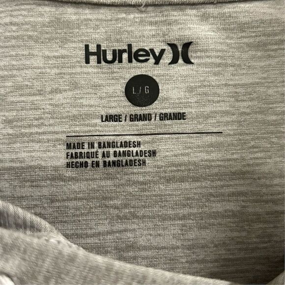 Hurley Men's Gray Long Sleeve Performance Hoodie Size L Casual - Picture 8 of 11